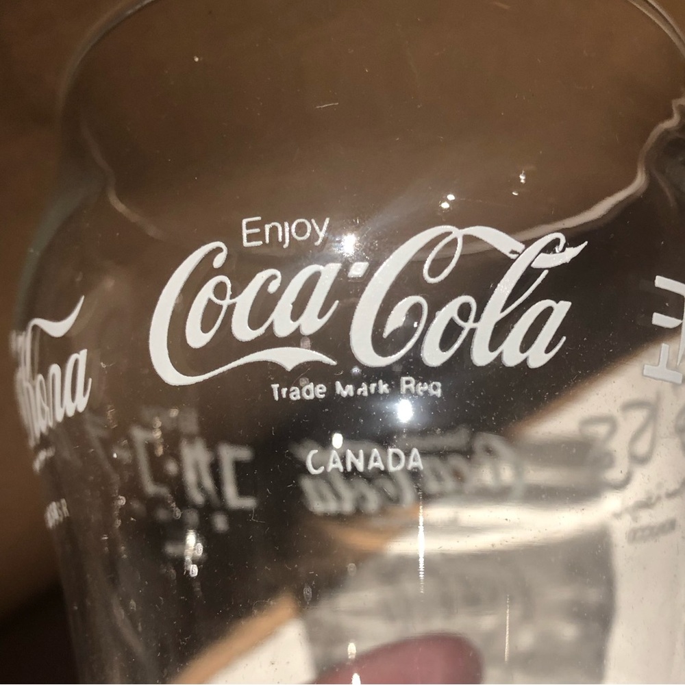 Coca Cola Clear Glass Multi-languages Set - Picture 7 of 9